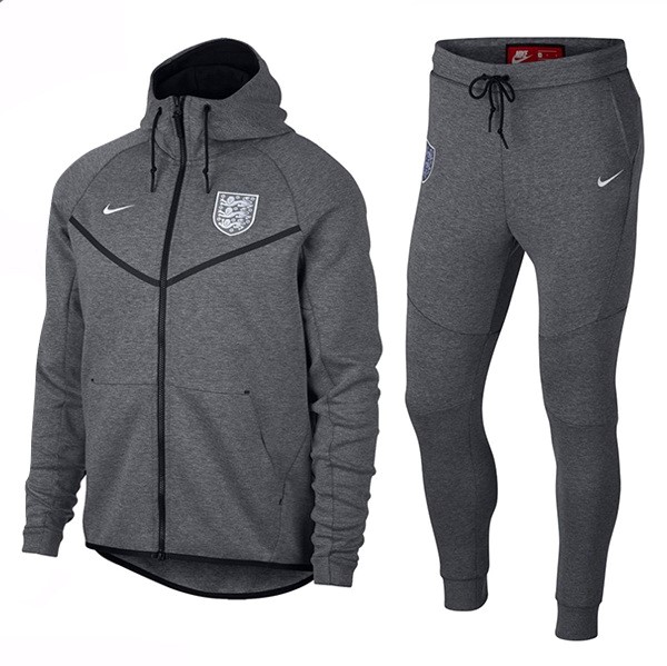 Trainingsanzug England 2018 Grau Fussballtrikots Günstig